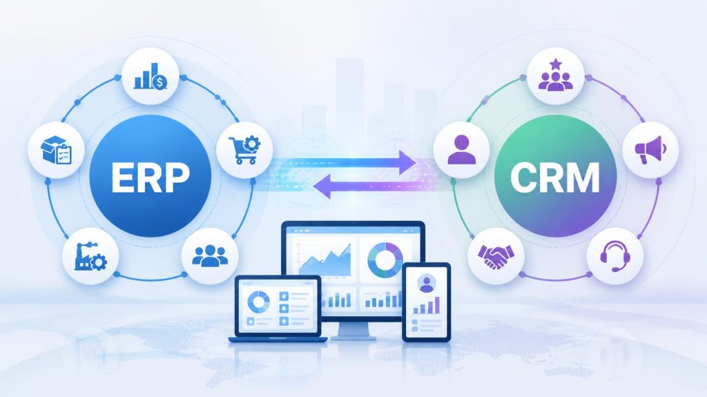 Diferencia entre crm y erp