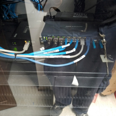 Instalación de cableado en desarrollo inmobiliario