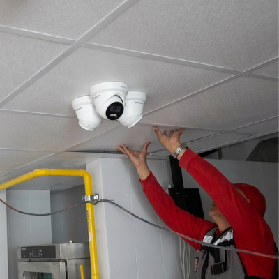Sistema de videovigilancia para restaurante